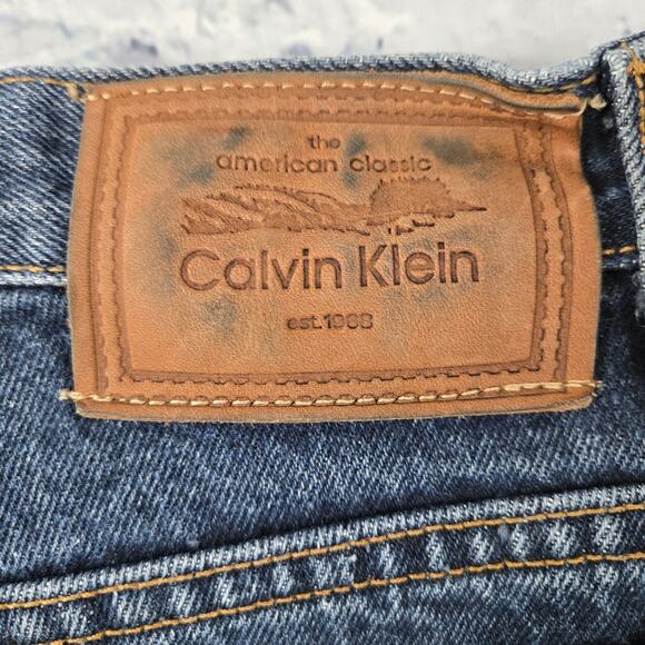 Vintage Union Made Calvin Klein Jeans Women's USA 90s size 4 Straight Leg - Picture 16 of 16